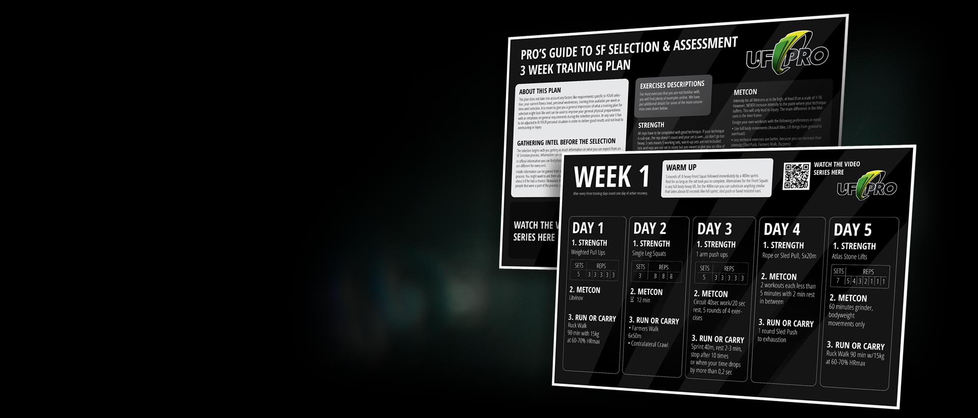 How to prep for SF selection UF PRO video series